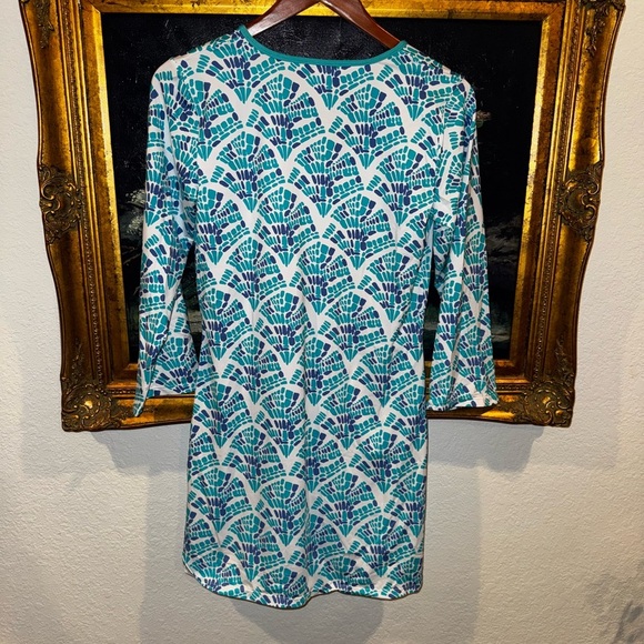 Capelton Road NEW Seaside Beach Dress Mosaic Waves Print  UPF 50+ Swim Coverup S - Picture 9 of 9